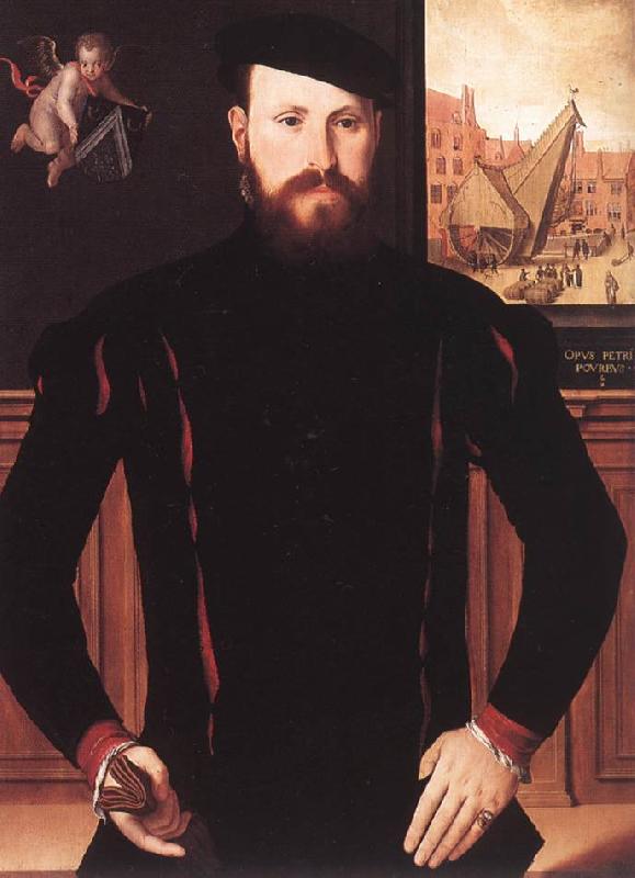 POURBUS, Frans the Younger Portrait of Jan van Eyewerve urf Sweden oil painting art